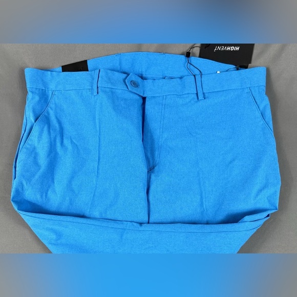 J Lindeberg Golf Pants High Vent 40 x 34 Blue Polyester Spamdex - Picture 5 of 8